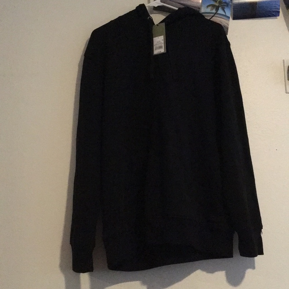 Mens black hoodie